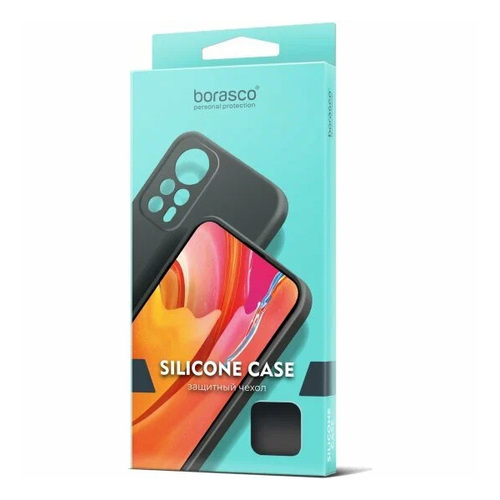 Накладка силиконовая BoraSCO Silicone Case Samsung A15 Black фото 