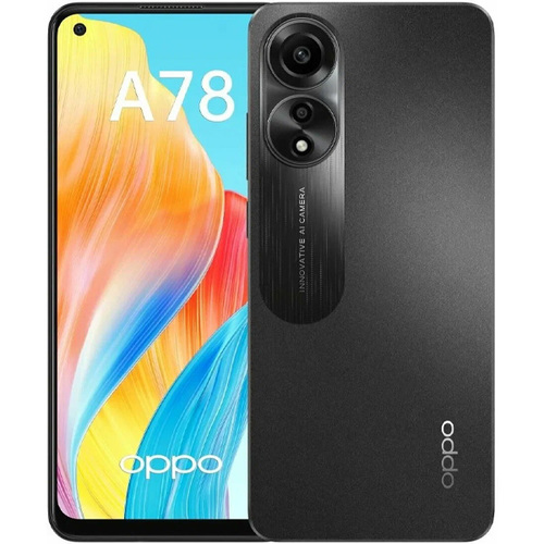 Телефон Oppo CPH2565 A78 256Gb Ram 8Gb Mist Black фото 